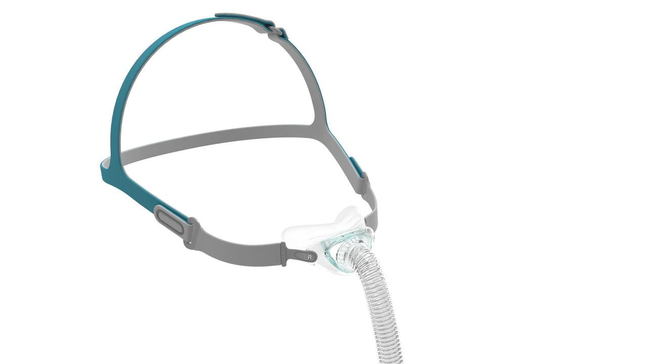 BMC N6 Nasal Mask Fitpack, all sizes included, with adjustable headgear and breathable nasal cushion for sleep apnea therapy.