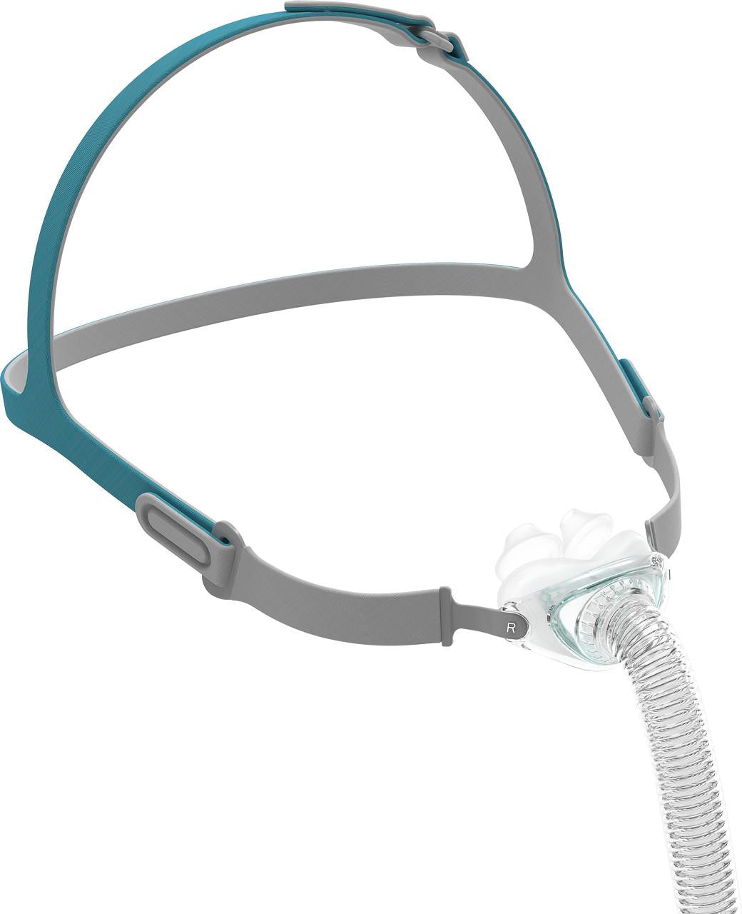 BMC P6 Nasal Pillows CPAP Mask Fitpack, adjustable nasal pillow mask with flexible headgear and included sizes for comfortable sleep apnea therapy.