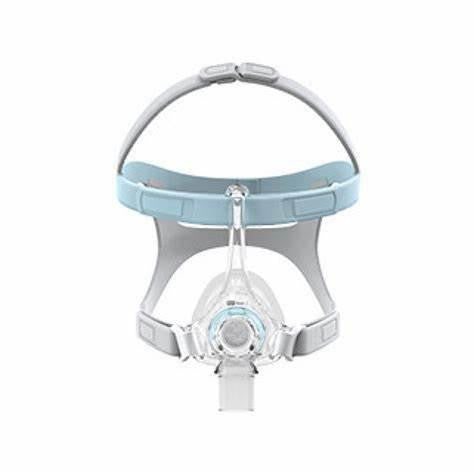 Fisher and Paykel Healthcare Fisher and Paykel Eson 2 Nasal Interface FitPack - All sizes included, a medical nasal interface device for respiratory therapy, shown in white and blue with adjustable straps.