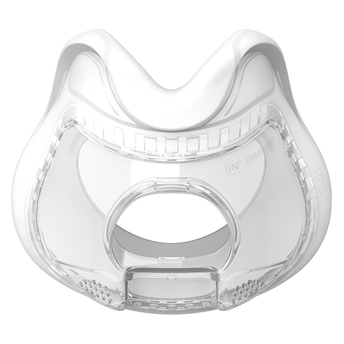 Fisher and Paykel Healthcare Fisher and Paykel Evora Full Face Cushions, a clear full-face mask cushion designed for medical respiratory therapy.