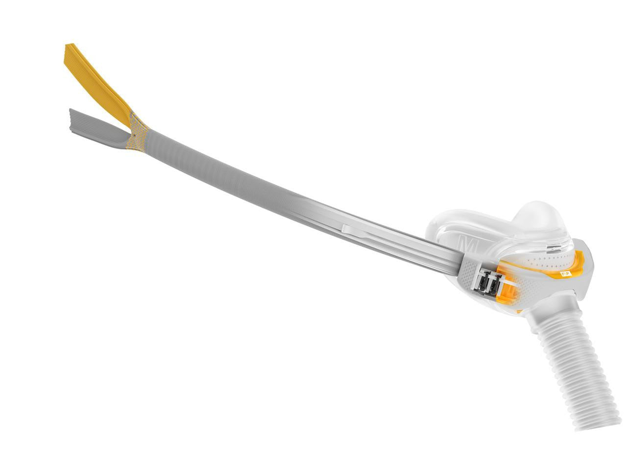 Fisher and Paykel Healthcare Fisher and Paykel Solo Pillows Interface (FitPack - All Sizes Included), medical device for respiratory therapy with adjustable pillows and flexible tubing.