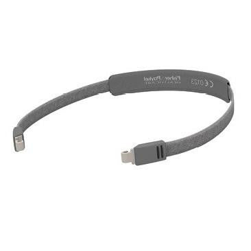 Fisher and Paykel Healthcare Pilairo Q Stretchwise Headgear, soft gray headgear with adjustable straps for CPAP therapy.