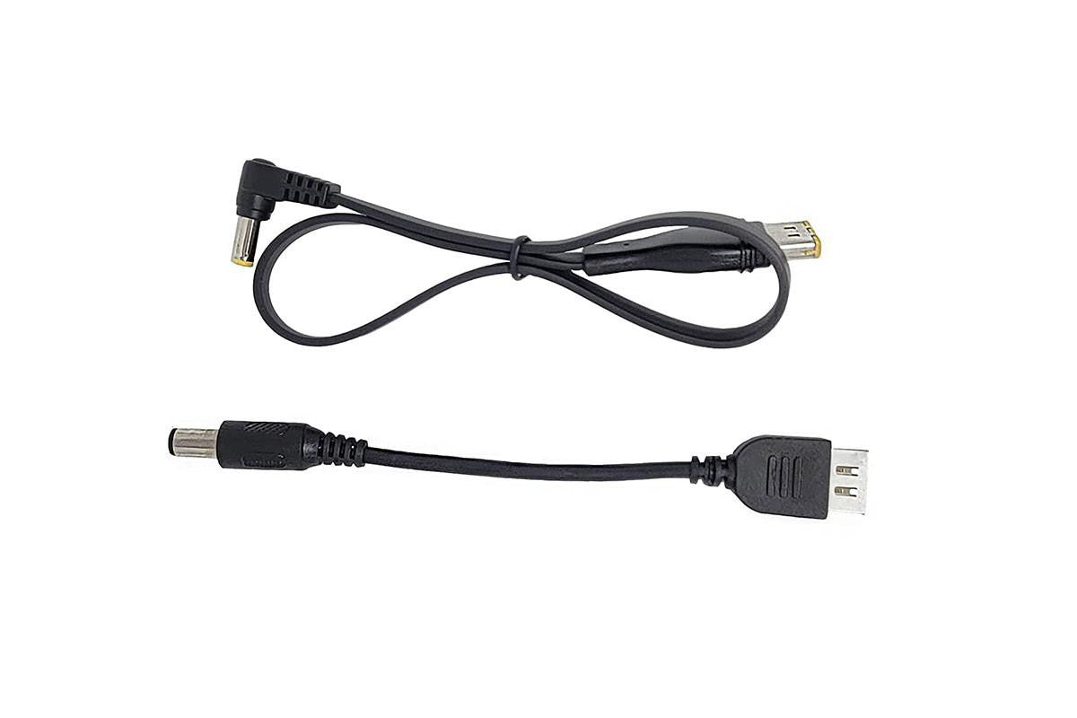 Medistrom ResMed AirSense 11 Kit for Pilot-24 Lite, two black power cables for medical device connectivity.