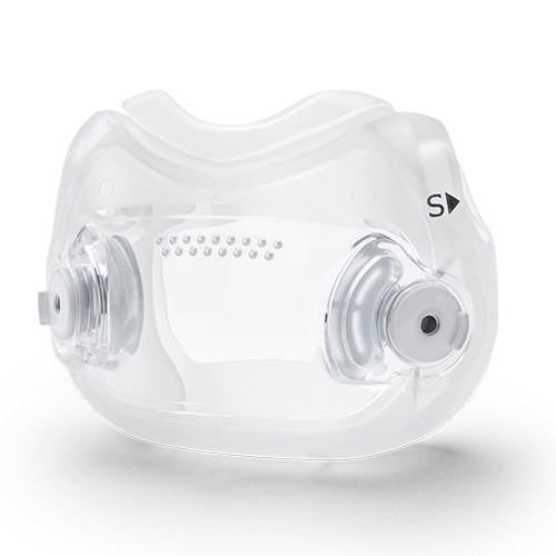Philips Respironics DreamWear Full Face Cushion, clear silicone nasal cushion for sleep apnea mask.