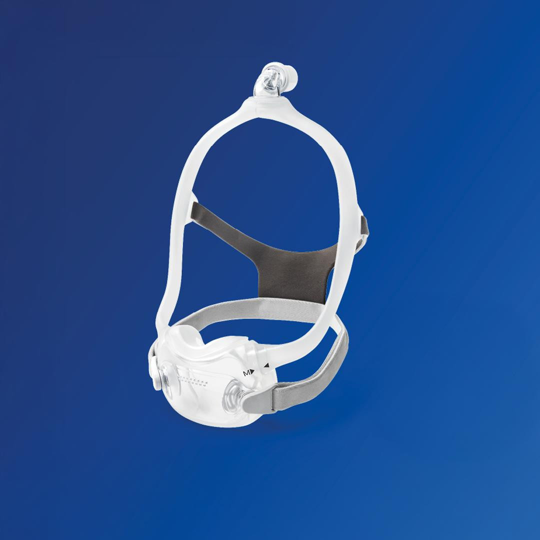 Philips Respironics DreamWear Full Face Mask, a full face CPAP mask with a lightweight frame and soft silicone cushion for comfortable sleep therapy.