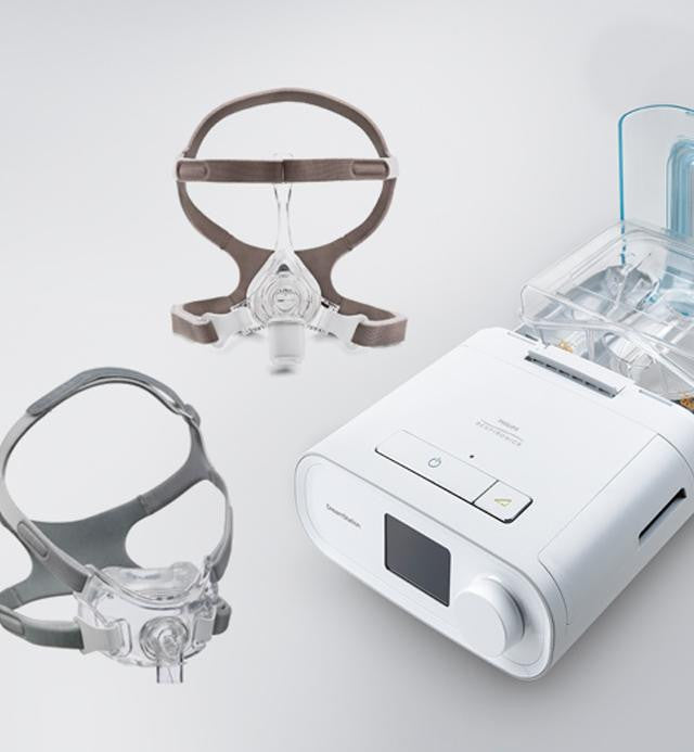 Philips Respironics Philips DreamStation Auto + Mask Package + Modem + Bonus Accessories, medical sleep therapy devices and CPAP mask accessories for sleep apnea treatment.