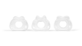 Resmed AirFit F40 Silicone Cushion, set of three transparent silicone cushions for sleep apnea mask
