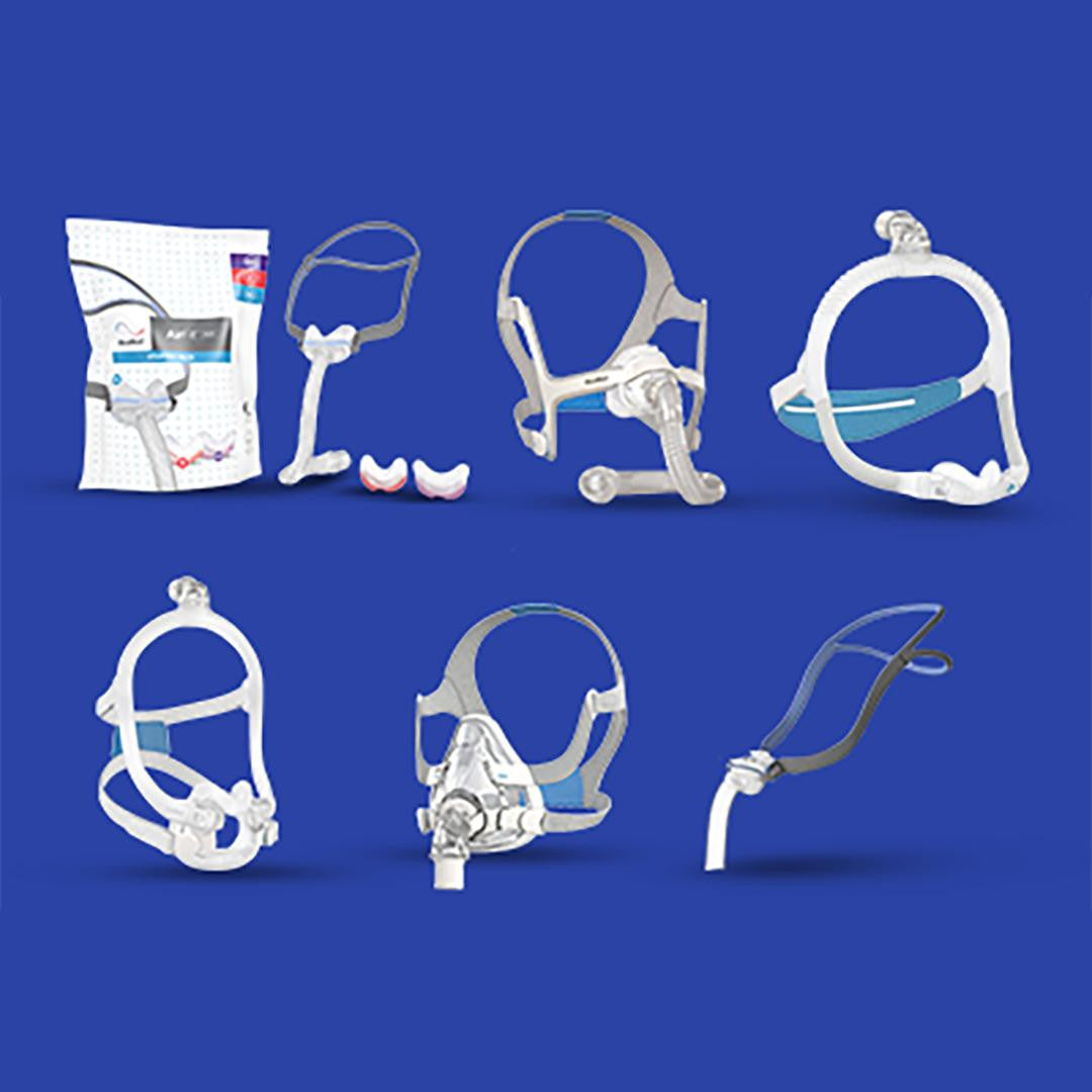 Resmed AirFit Promo - Bonus Mask cushion, assorted CPAP masks and accessories for sleep apnea therapy.