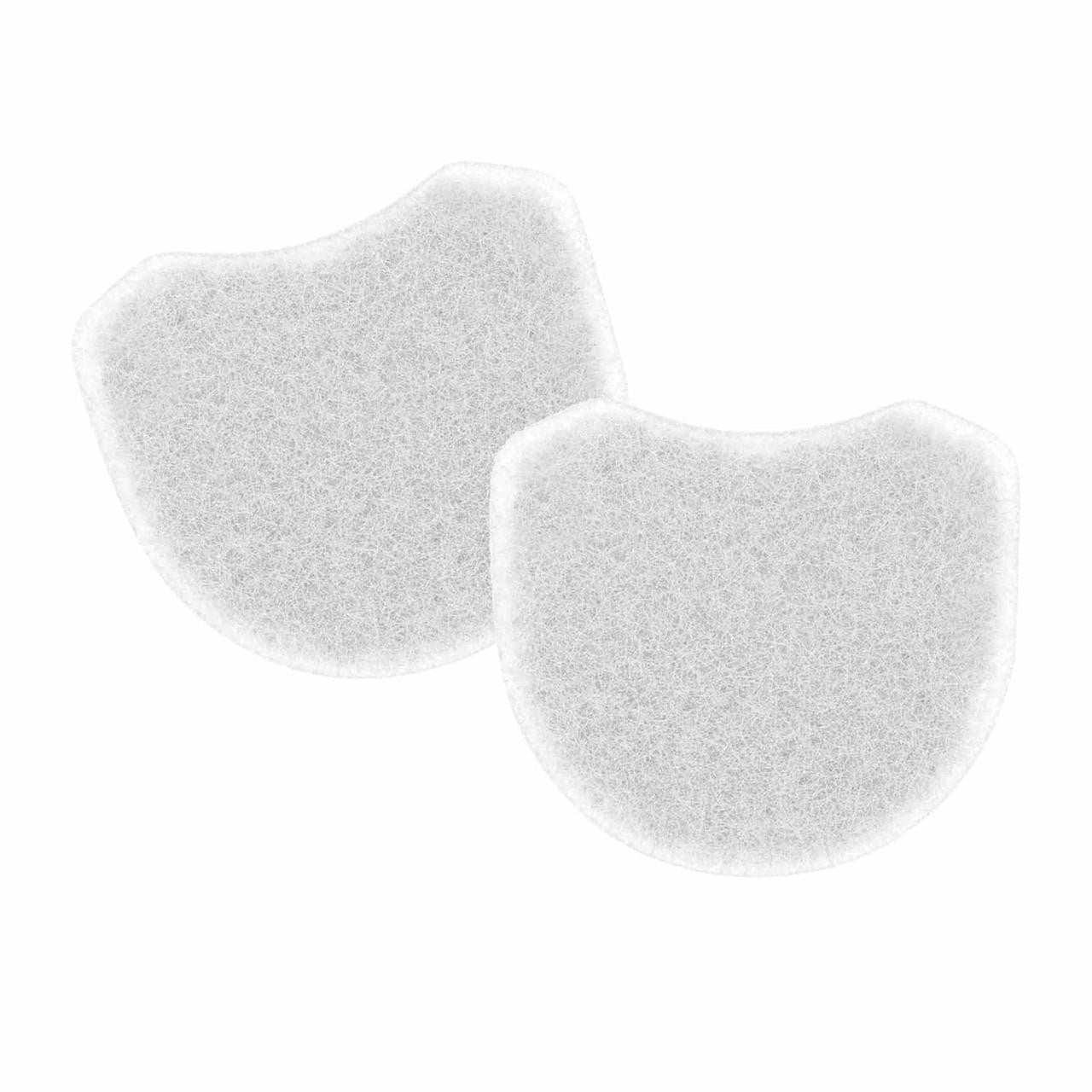 Resmed Hypoallergenic AirMini Filter Pack, image of two white hypoallergenic filters for AirMini CPAP machine.