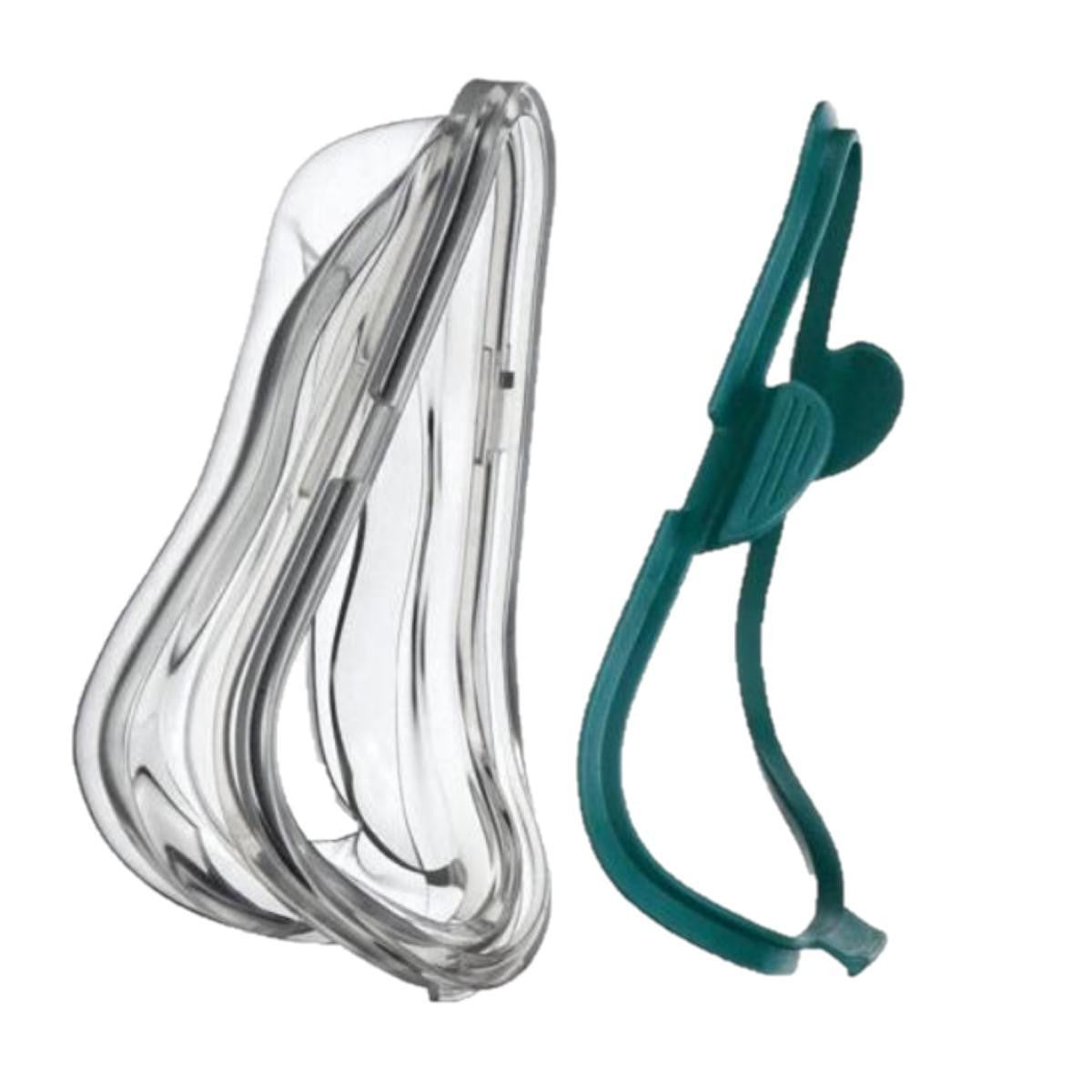 Resmed Mirage Quattro Cushion and Clip, clear silicone cushion with clip for CPAP mask replacement.