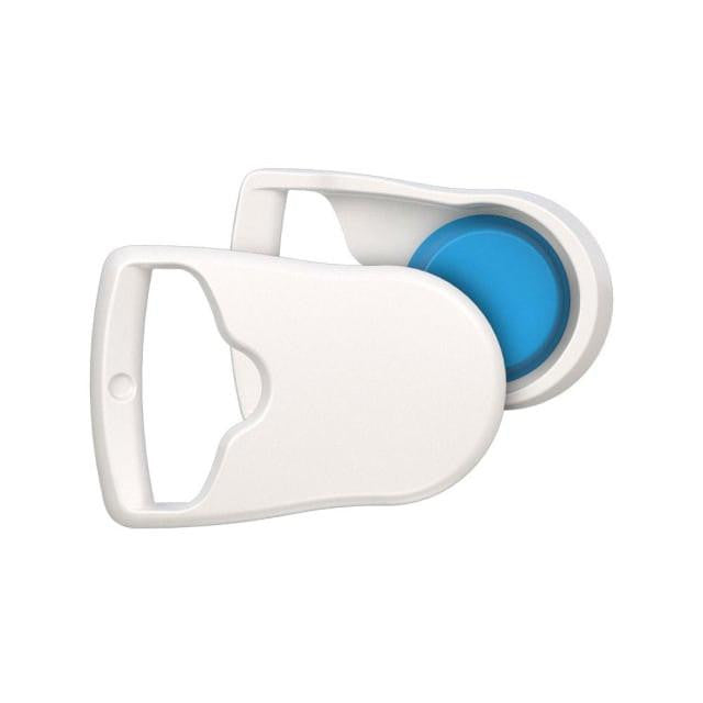 Resmed ResMed AirFit Magnet Clip (2pack), white and blue magnetic clip for CPAP mask fitting.
