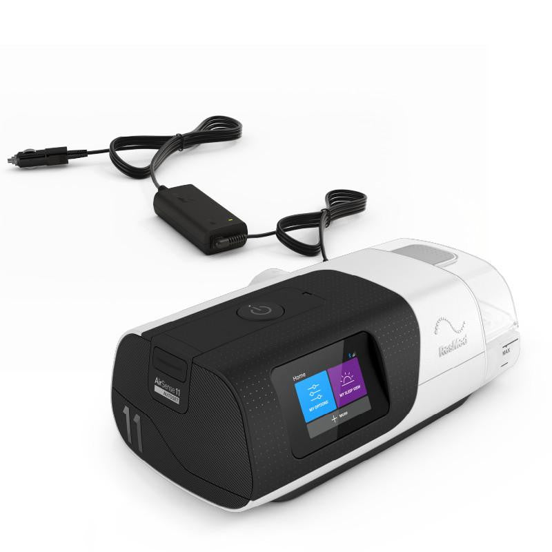 ResMed AirSense 11 DC/DC Converter 12V 24V, portable power supply device for ResMed CPAP machines.