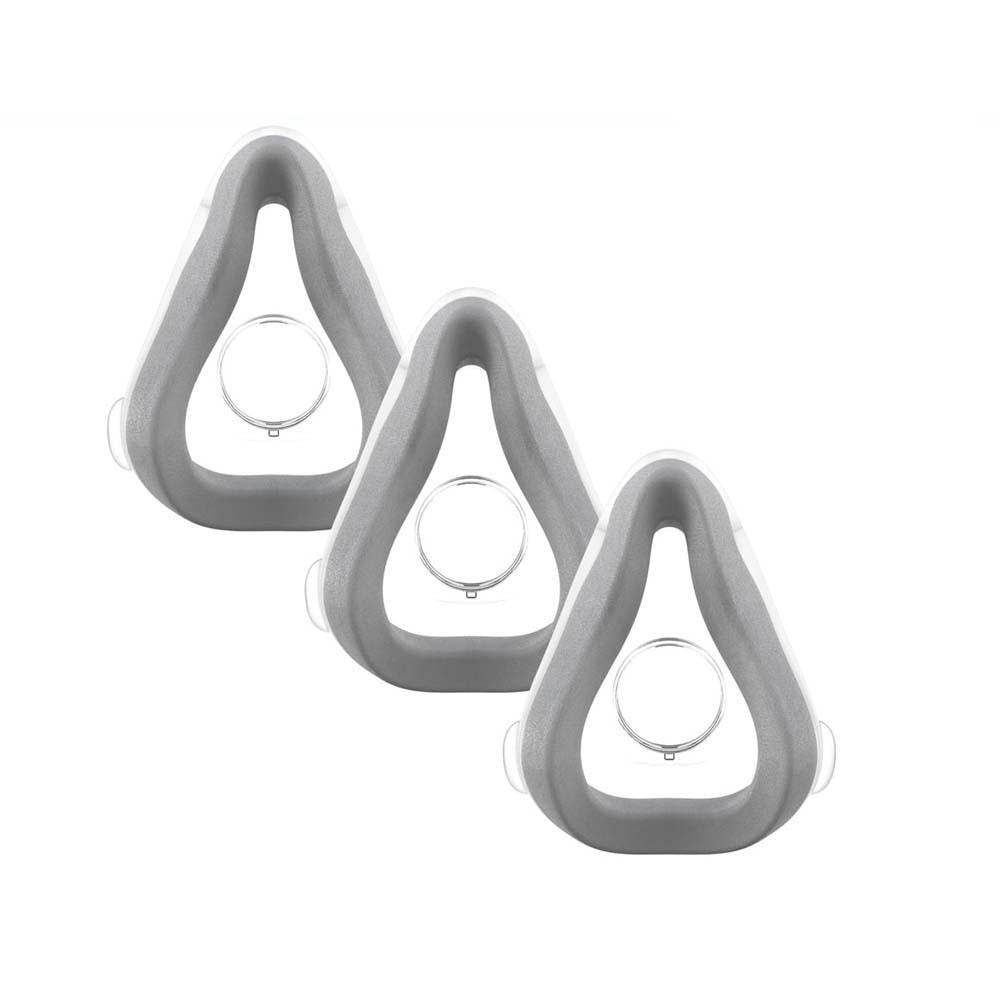 Resmed AirTouch F20 replacement cushions 3 pack, soft and comfortable CPAP mask cushions for enhanced sleep therapy.