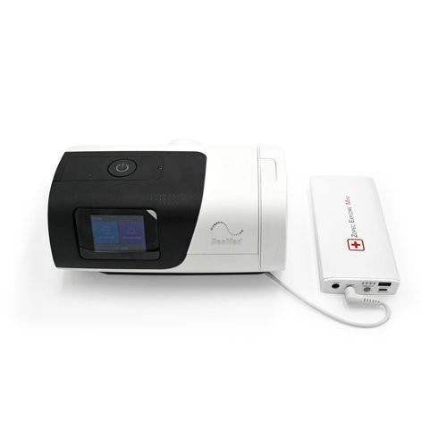 Zopec Explore Mini, portable oxygen concentrator device with digital display and control panel.